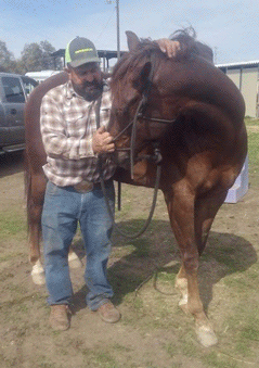 Bubba Kelly doing Chiropractic work on Wood Buzz for Cash