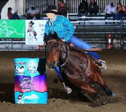 Noel Cosca riding RedHotHowie at C Bar N 2022