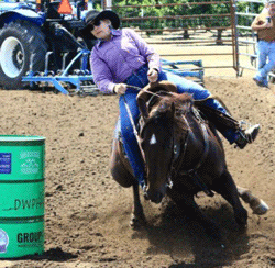 Wood Get the Cash 6 yr old gelding ridden by Noel Cosca wins Fiesta Futurity Derby Saddle 2D