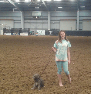 Shyanne playing with Alice and Barret