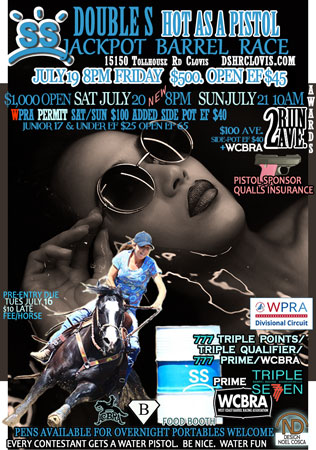 Designed the flyer for DSHR Hot as a Pistol Race