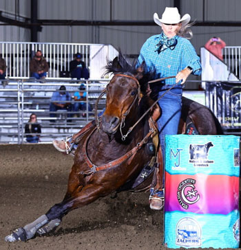 Noel Cosca riding Red Hot Howie at C Bar N 2025